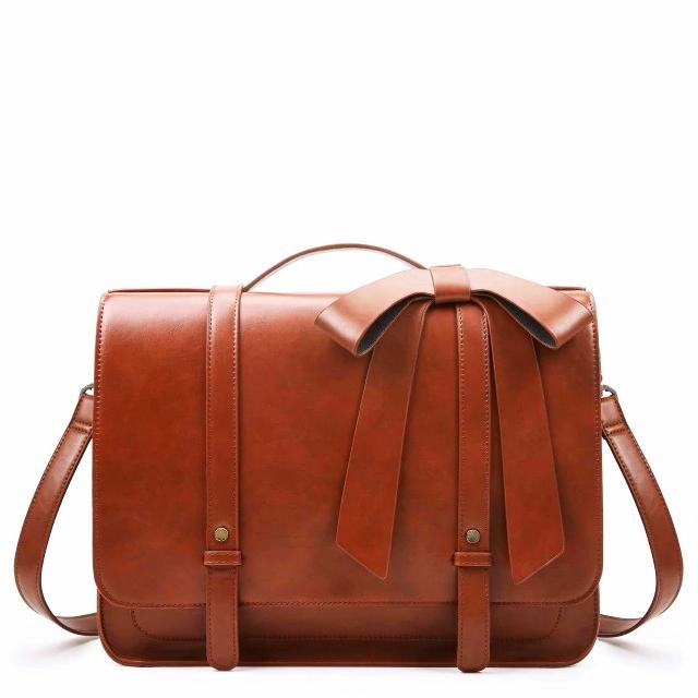 Vintage Bow-Kissed Satchel