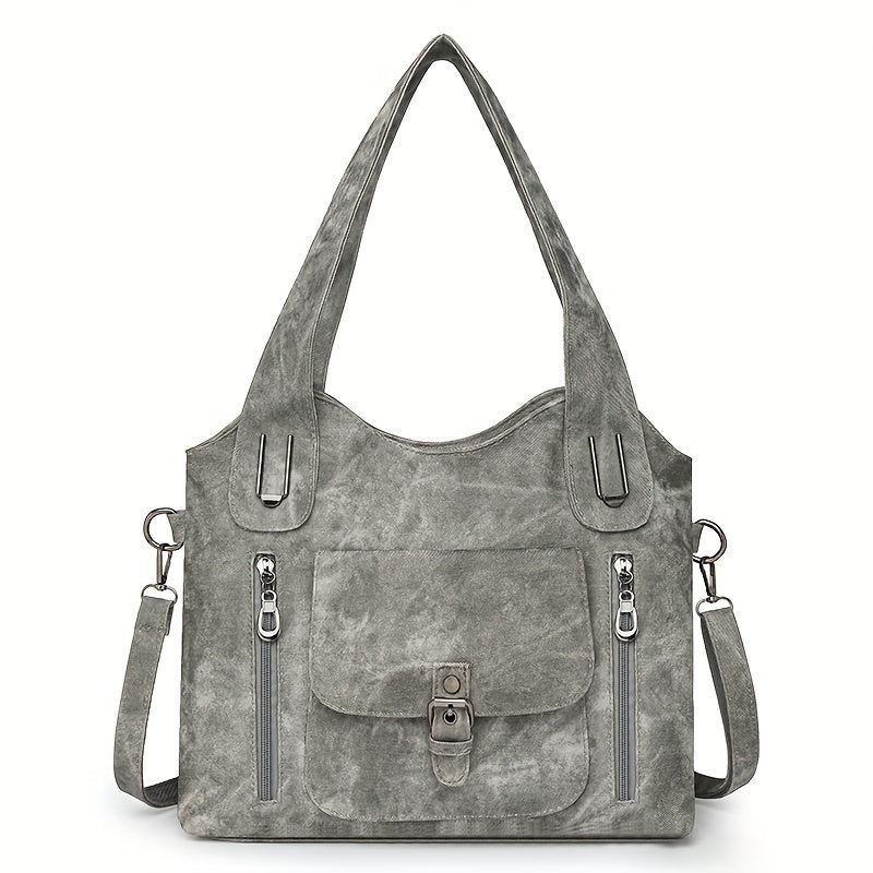 Elise’s Vintage Charm | Faux Leather Shoulder Bag - Grace Bags