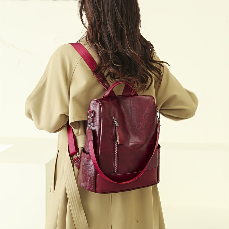 Cleo Retro Anti-Theft Backpack