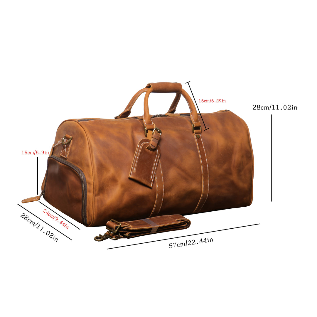 Bennett Vintage Leather Duffle