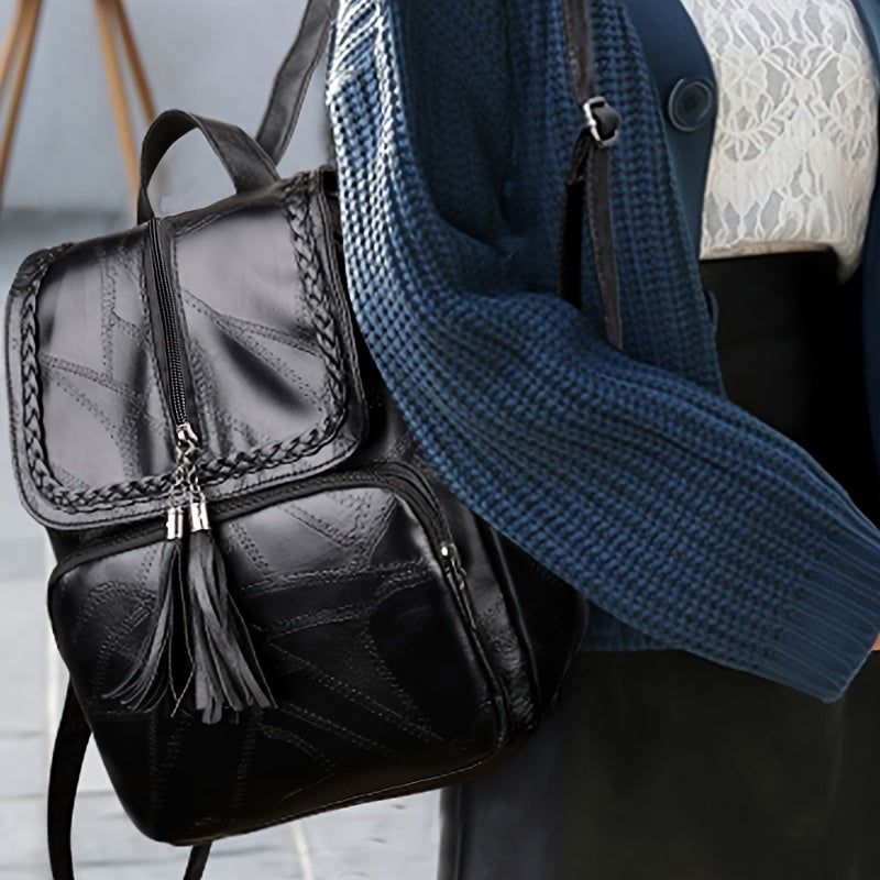 Sienna Tassel Casual Backpack