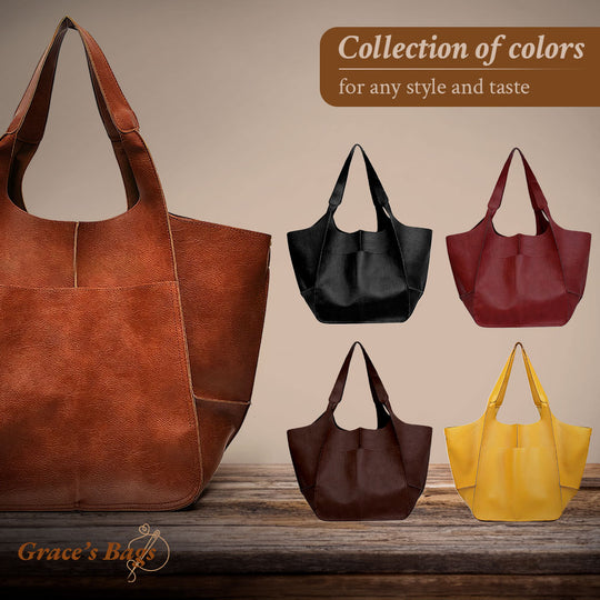 Laura’s Timeless Allure | Vintage Leather Bag