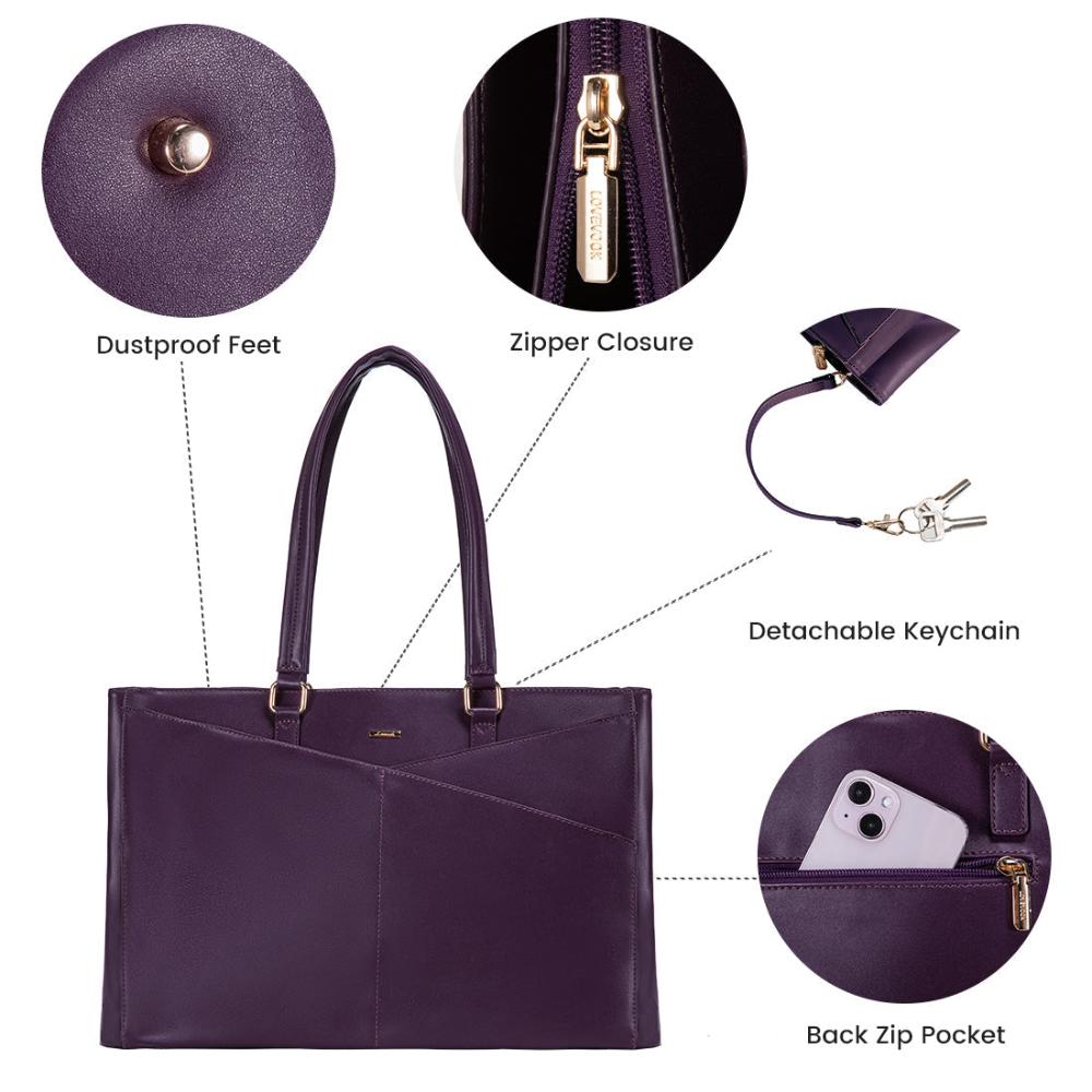 Elegant Purple Laptop Tote (BUY 1 GET 1 FREE)