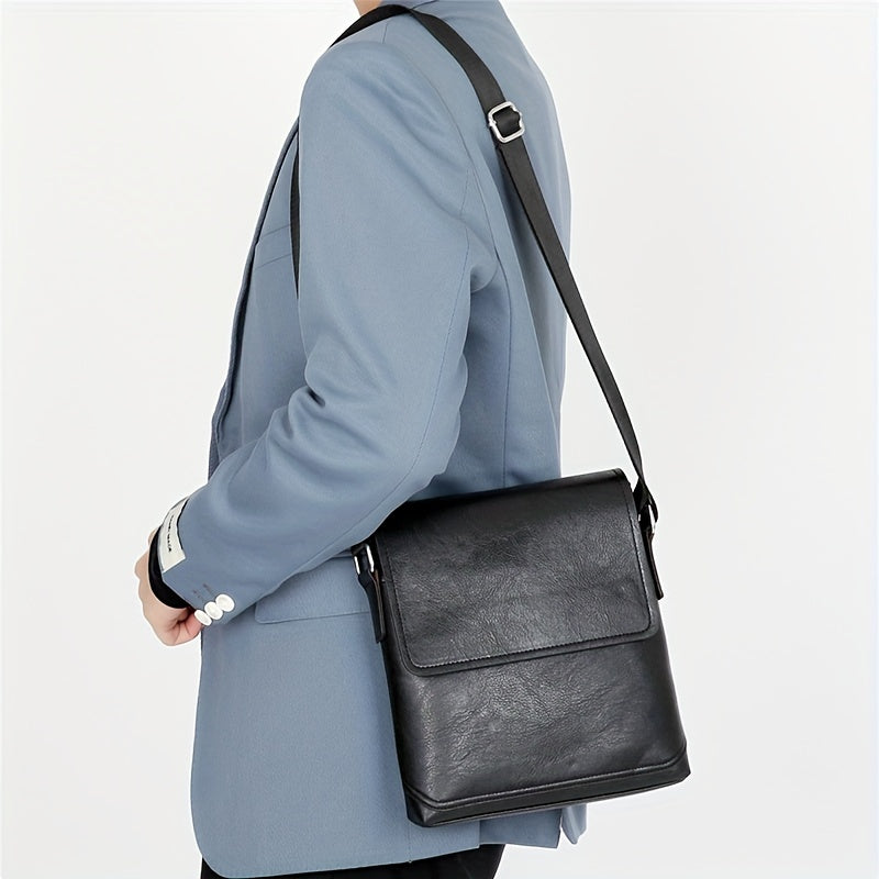 Harrison Vertical Leather Crossbody