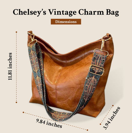 Chelsey’s Vintage Charm | Leather Shoulder Bag