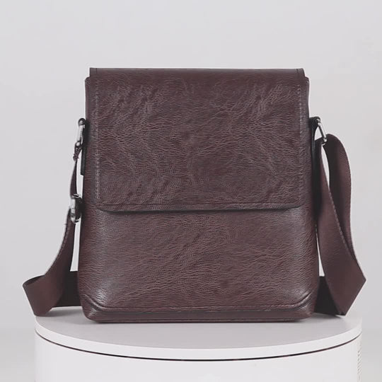 Harrison Vertical Leather Crossbody