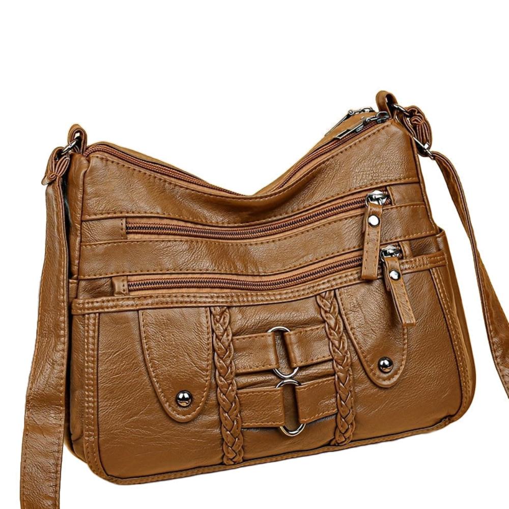 Grace’s Rivet-Accented Crossbody | Anti-Theft Crossbody Bag (BUY 1 GET 1 FREE)