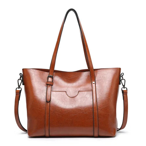 Sac fourre-tout en similicuir Anna's Luxe Classic | Grace Bags