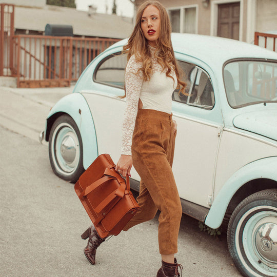 Vintage Bow-Kissed Satchel (BUY 1 GET 1 FREE)