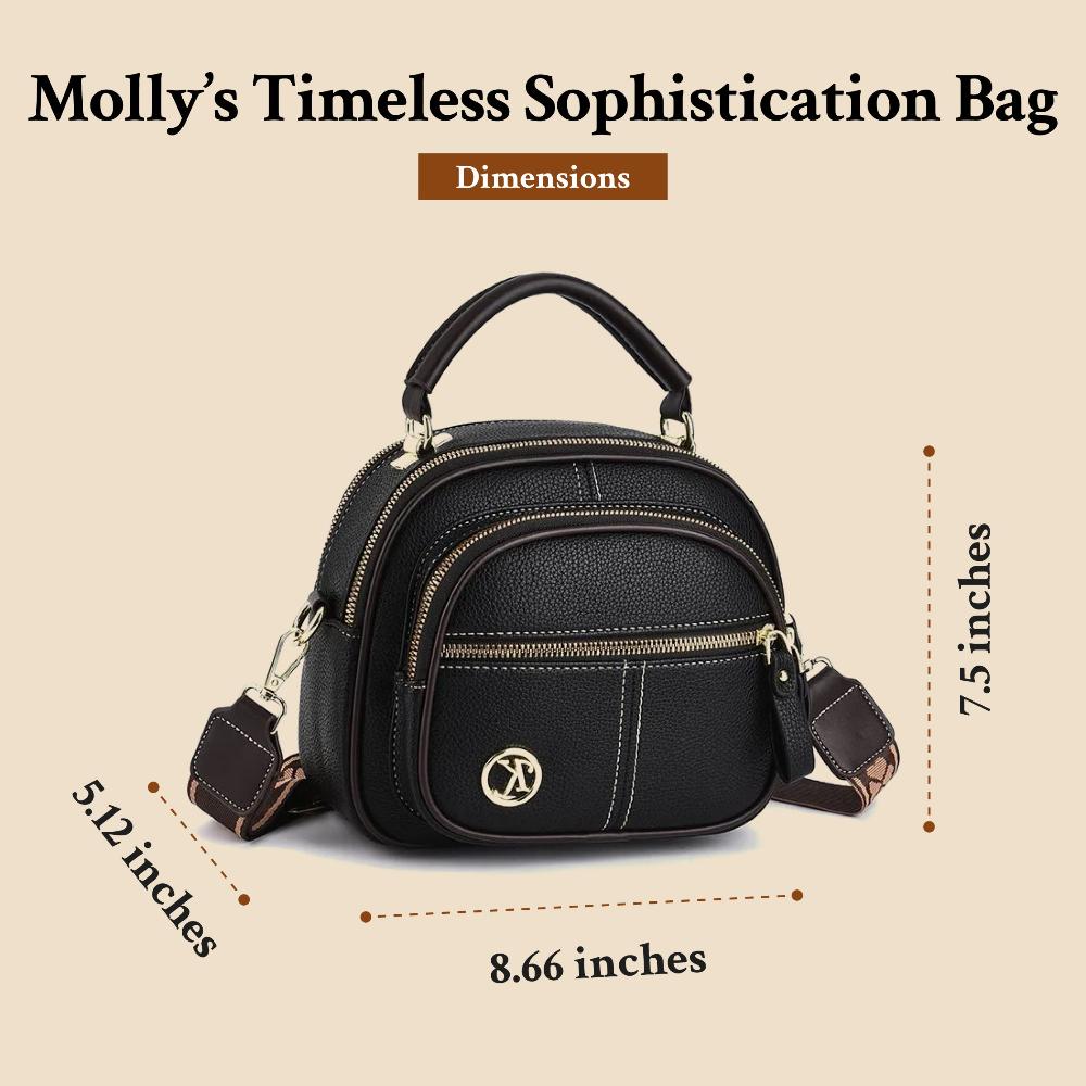 Molly’s Timeless Sophistication | Stylish Bag with Shoulder Strap (BUY 1 GET 1 FREE)