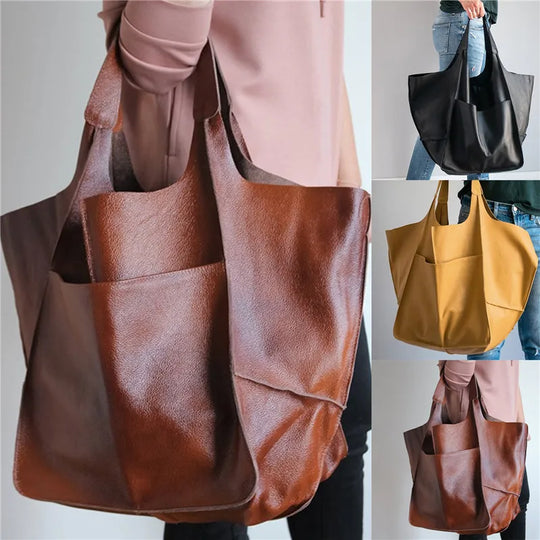 Laura’s Timeless Allure | Vintage Leather Bag - Grace Bags