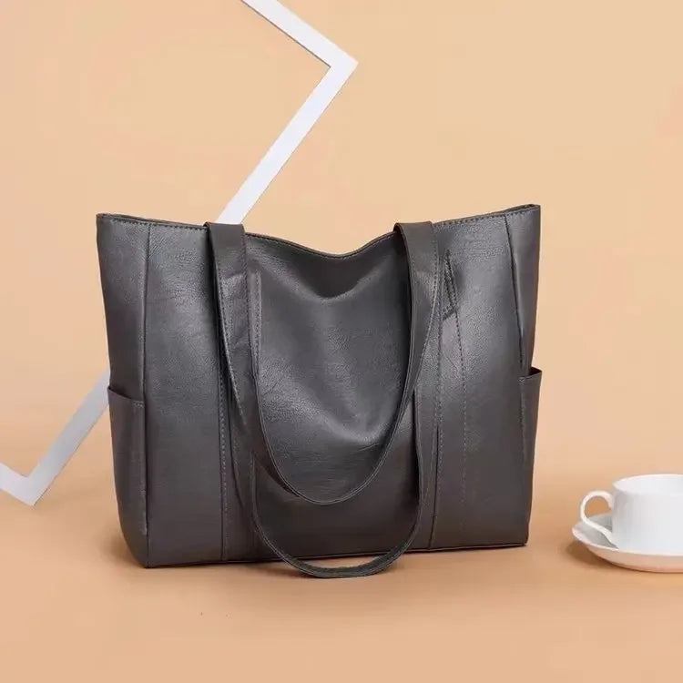 Grace’s Minimalist Luxe | Soft Leather Shoulder Bag - Grace Bags