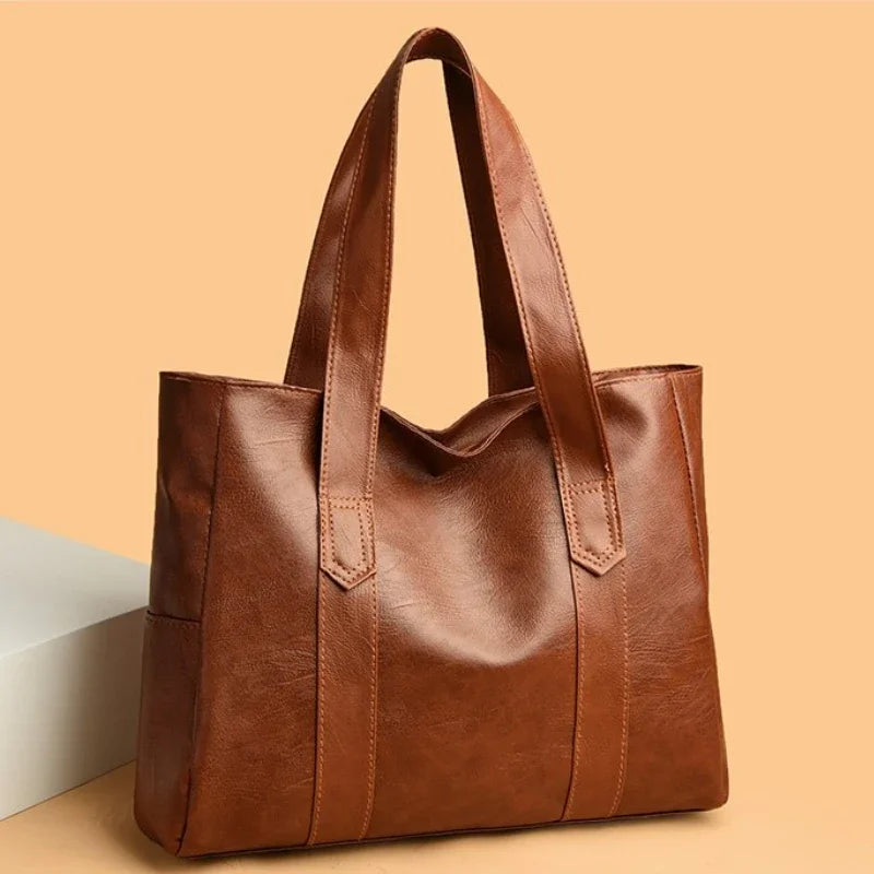 Grace’s Minimalist Luxe | Soft Leather Shoulder Bag - Grace Bags