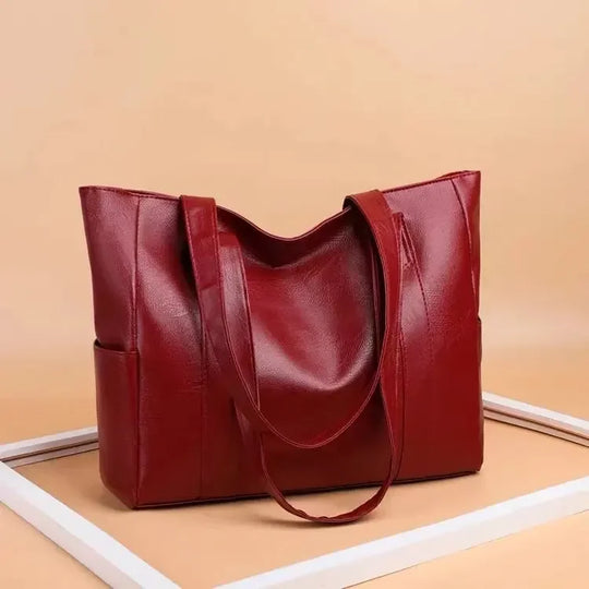 Grace’s Minimalist Luxe | Soft Leather Shoulder Bag - Grace Bags