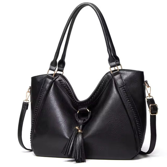 Nellie’s Elegant Sophistication | Leather Shoulder Bag - Grace Bags