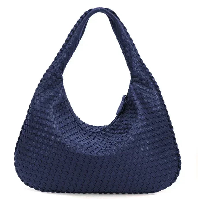 Woven Leather Hobo Bag - Grace’s Timeless Craftsmanship