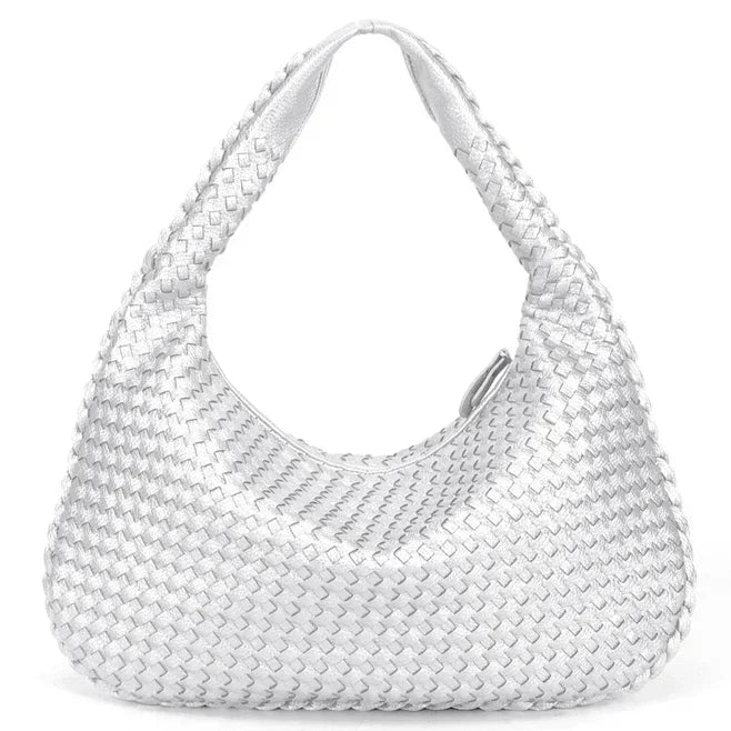 Woven Leather Hobo Bag - Grace’s Timeless Craftsmanship