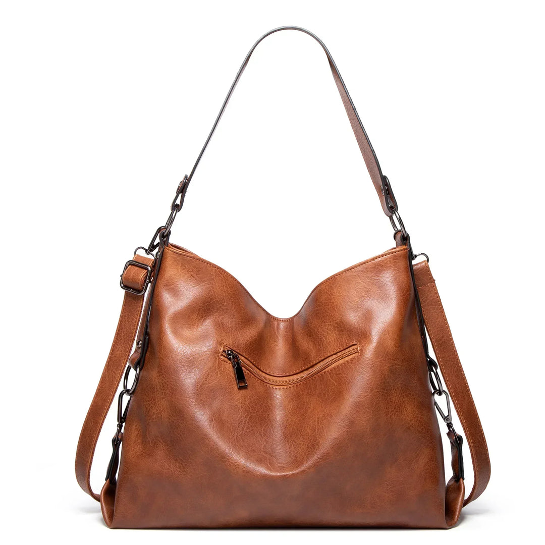 Priscilla’s Vintage Charm | Leather Bag - Grace Bags