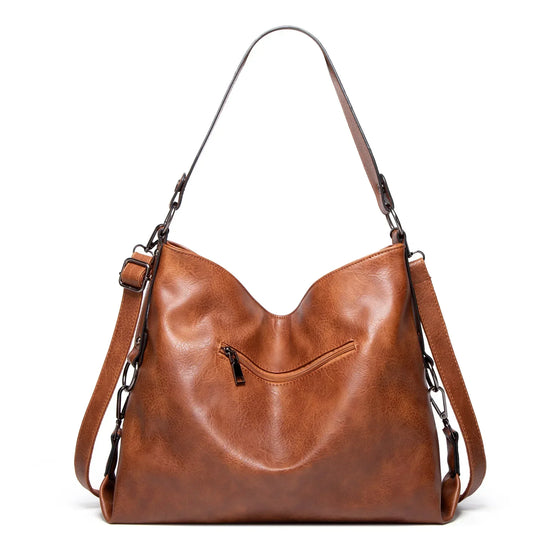 Priscilla’s Vintage Charm | Leather Bag - Grace Bags