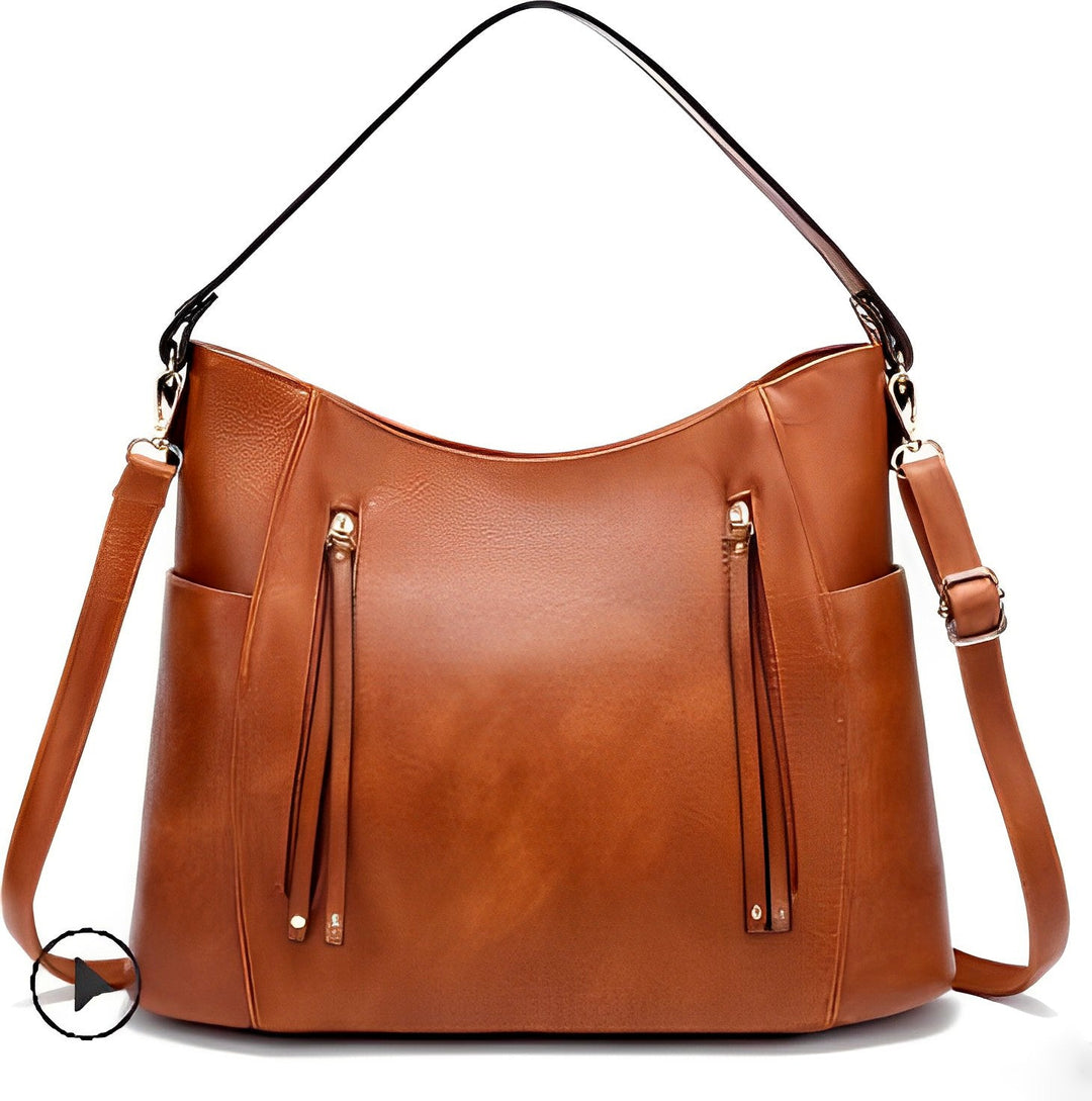 Georgia’s Timeless Elegance | Vintage Leather Bag - Grace Bags