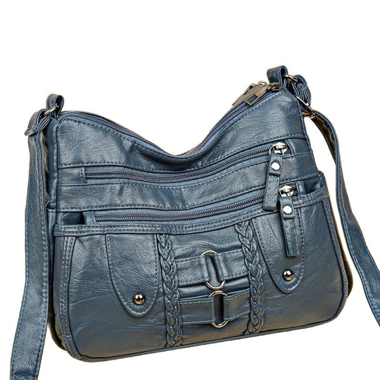 Grace’s Rivet-Accented Crossbody | Anti-Theft Crossbody Bag (BUY 1 GET 1 FREE)