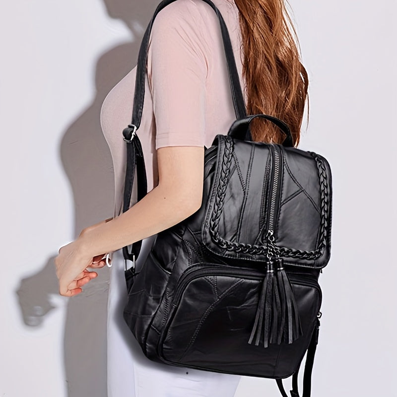 Sienna Tassel Casual Backpack