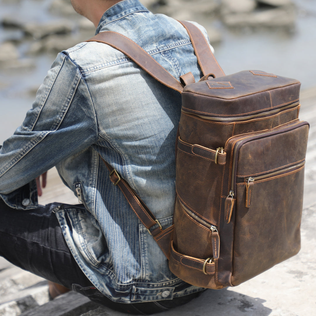 Jackson Vintage Leather Backpack