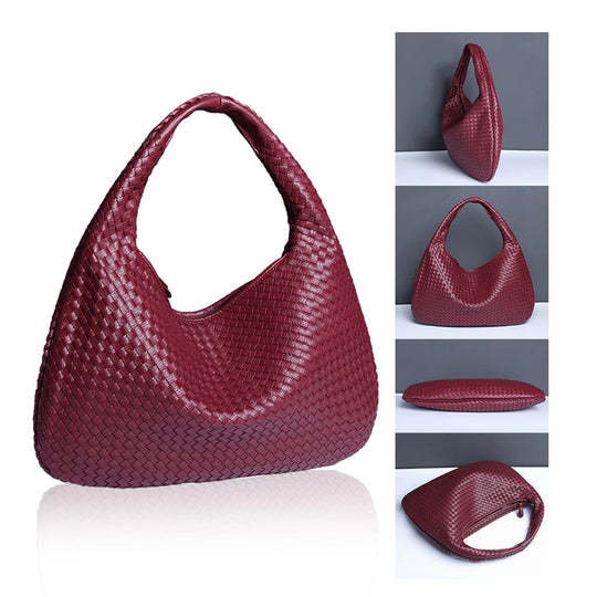 Valentina | Woven Red Tote Bag (BUY 1 GET 1 FREE)